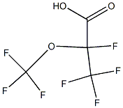 Propanoic acid, 2,3,3,3-tetrafluoro-2-(trifluoromethoxy)-,13140-29-9,结构式