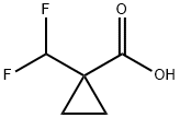 1-(difluoromethyl)cyclopropanecarboxylic acid,1314397-71-1,结构式