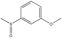 1-methoxy-3-methylsulfinylbenzene Structure