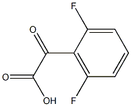 2-(2,6-Difluorophenyl)-2-oxoacetic acid Struktur