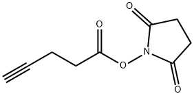4-戊炔酸琥珀亚胺酯, 132178-37-1, 结构式