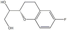 1-[(2S)-6-fluoro-3,4-dihydro-2H-chromen-2-yl]ethane-1,2-diol