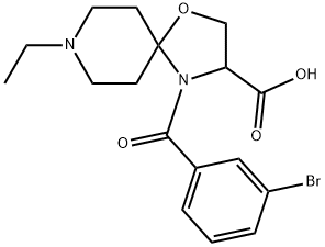 1326810-69-8 4-(3-bromobenzoyl)-8-ethyl-1-oxa-4,8-diazaspiro[4.5]decane-3-carboxylic acid