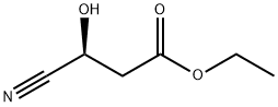 (S)-Ethyl 3-cyano-3-hydroxypropanoate Struktur