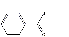 Benzenecarbothioic acid, S-(1,1-dimethylethyl) ester Structure