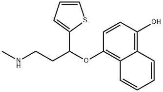 外消旋4-羟基度洛西汀-d3, 1329809-27-9, 结构式