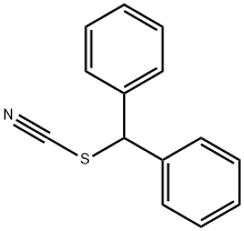 benzhydryl thiocyanate 化学構造式
