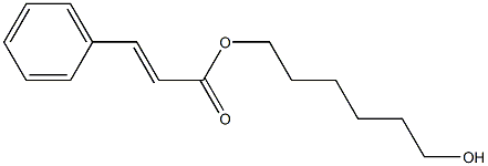 2-Propenoic acid, 3-phenyl-, 6-hydroxyhexyl ester Struktur