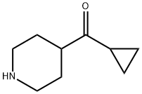 CYCLOPROPYL(PIPERIDIN-4-YL)METHANONE,1332455-35-2,结构式