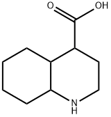 十氢喹啉-4-羧酸, 13337-72-9, 结构式