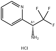 (R)-2,2,2-TRIFLUORO-1-(PYRIDIN-2-YL)ETHANAMINE DIHYDROCHLORIDE Structure