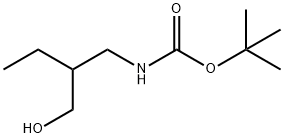 tert-butyl 2-(hydroxymethyl)butylcarbamate Structure