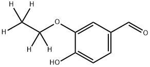 Ethyl-d5 Vanillin Struktur