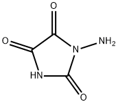 1-Amino-imidazolidine-2,4,5-trione Struktur