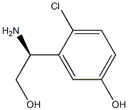3-((1S)-1-AMINO-2-HYDROXYETHYL)-4-CHLOROPHENOL Structure