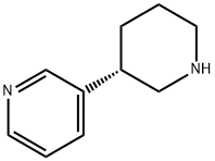 3-[(3S)-piperidin-3-yl]pyridine Struktur