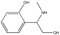 2-[2-HYDROXY-1-(METHYLAMINO)ETHYL]PHENOL Struktur