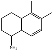 5,6-二甲基-1,2,3,4-四氢萘-1-胺, 1337143-74-4, 结构式