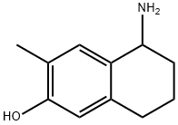 5-AMINO-3-METHYL-5,6,7,8-TETRAHYDRONAPHTHALEN-2-OL Struktur