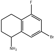 7-BROMO-5-FLUORO-1,2,3,4-TETRAHYDRONAPHTHYLAMINE Structure