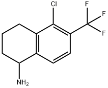 5-CHLORO-6-(TRIFLUOROMETHYL)-1,2,3,4-TETRAHYDRONAPHTHYLAMINE 结构式