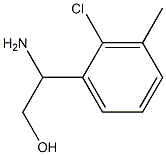2-AMINO-2-(2-CHLORO-3-METHYLPHENYL)ETHAN-1-OL Structure