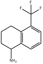 5-(TRIFLUOROMETHYL)-1,2,3,4-TETRAHYDRONAPHTHALEN-1-AMINE,1337692-68-8,结构式