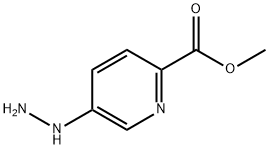 5-Hydrazino-pyridine-2-carboxylic acid methyl ester Structure