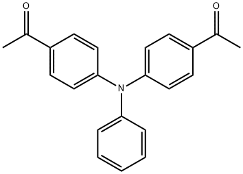 1,1'-((phenylazanediyl)bis(4,1-phenylene))diethanone Structure
