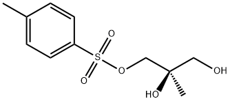 (R)-2,3-dihydroxy-2-methylpropyl 4-methylbenzenesulfonate Struktur