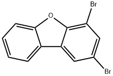 2,4-dibromodibenzofuran Structure