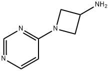 1-(Pyrimidin-4-yl)azetidin-3-amine Structure
