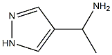 1-(1H-pyrazol-4-yl)ethan-1-amine 结构式
