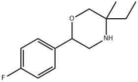 5-ethyl-2-(4-fluorophenyl)-5-methylmorpholine Structure