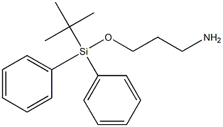 1-Propanamine, 3-[[(1,1-dimethylethyl)diphenylsilyl]oxy]- Structure