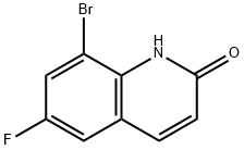 8-bromo-6-fluoro-1,2-dihydroquinolin-2-one, 1343369-88-9, 结构式