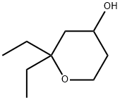 2,2-DIETHYLTETRAHYDRO-2H-PYRAN-4-OL Structure