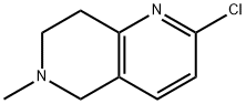2-Chloro-6-methyl-5,6,7,8-tetrahydro-[1,6]naphthyridine Structure