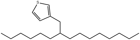 3-(2-己基葵基)噻吩, 1345699-92-4, 结构式