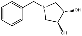 (3R,4S)-1-benzylpyrrolidine-3,4-diol Structure