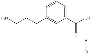 3-（3-丙氨基）苯甲酸盐酸盐, 1346604-68-9, 结构式