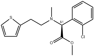 氯吡格雷N-甲基杂质, 1346605-15-9, 结构式