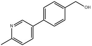 (4-(6-METHYLPYRIDIN-3-YL)PHENYL)METHANOL Struktur