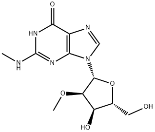 2'-O-Methyl-N2-methylguanosine Struktur