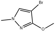 4-bromo-3-methoxy-1-methyl-1H-pyrazole Structure