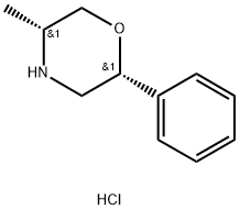 (2R,5R)-5-methyl-2-phenylmorpholine hydrochloride 结构式