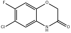 6-Chloro-7-fluoro-4H-benzo[1,4]oxazin-3-one,1351863-73-4,结构式
