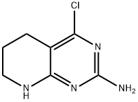 4-氯-5,6,7,8-四氢吡啶并[2,3-D]嘧啶-2-胺 结构式