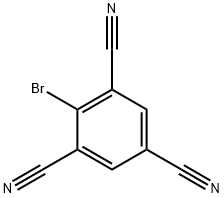 2-溴苯-1,3,5-三腈, 13520-05-3, 结构式