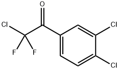 2-Chloro-1-(3,4-dichlorophenyl)-2,2-difluoroethanone Struktur